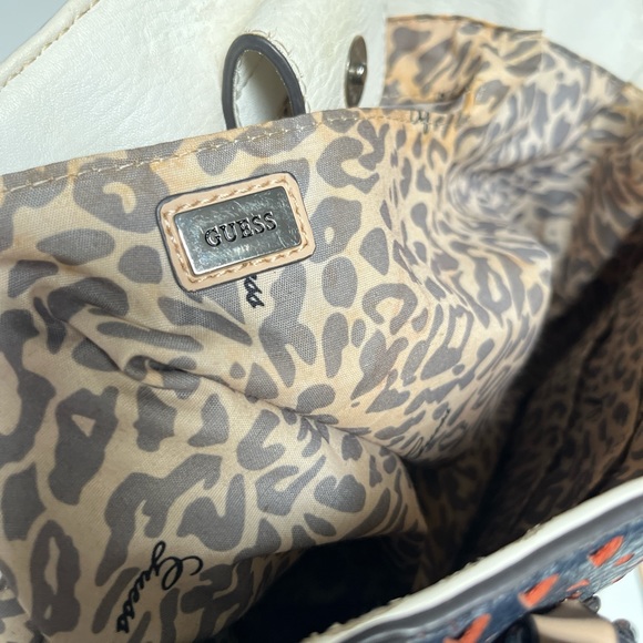 Guess Recortes Blue handbag - Picture 5 of 8